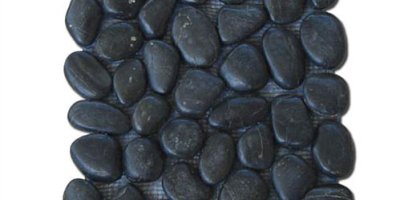 Mozaika otoczak polerowany czarny